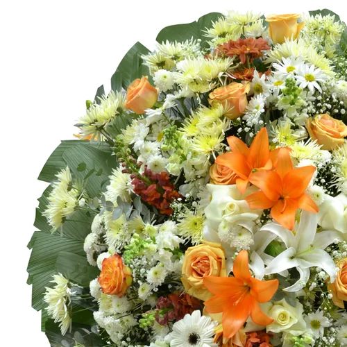 Coroa de Flores Standard Luxo Pequena 2 GF03 - Imagem 4