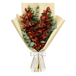 Buquê de Orquídea Cymbidium Chocolate