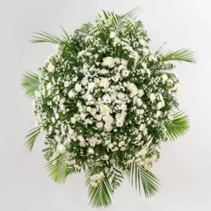 Luxuosa Coroa de Flores Mistas
