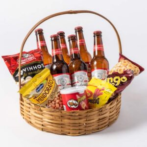 Cesta de Cervejas Budweiser